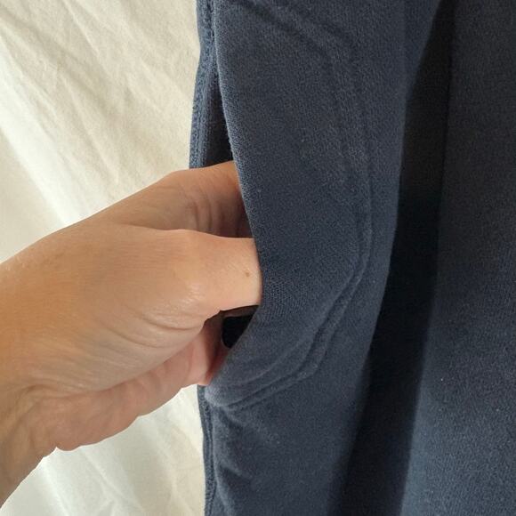 Nike Navy Blue Y2K Loose Fit Sweatpants Pockets Large - Picture 5 of 9